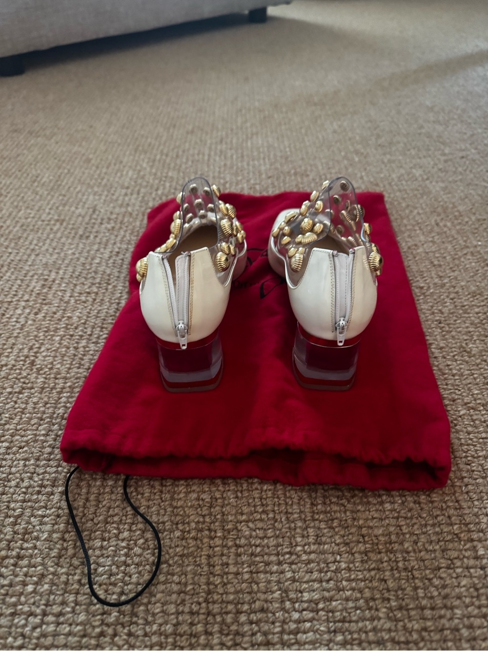Christian Louboutin Studded Women's Heel - Picture 2 of 4